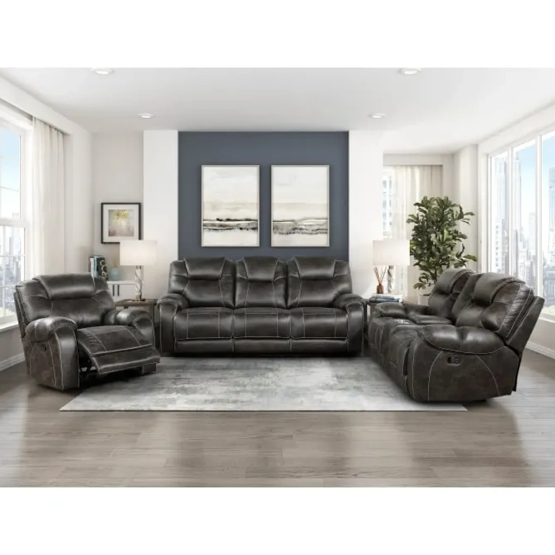 Hot American Furniture Galleries Gainesville Reclining Loveseat