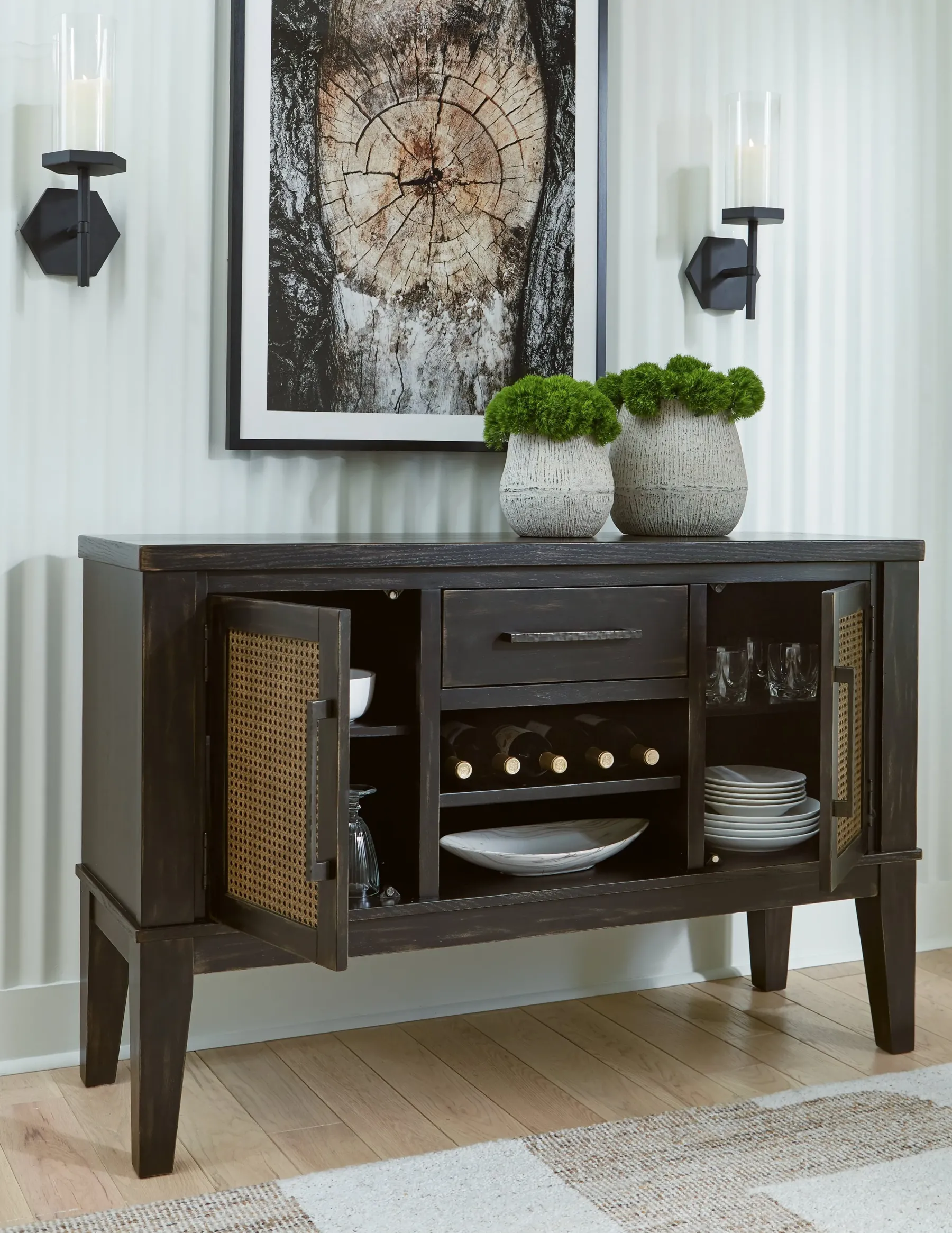 Fashion American Furniture Galleries Galliden Dining Server