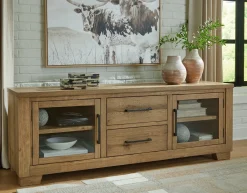 Fashion American Furniture Galleries Galliden Extra Large TV Stand