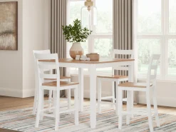 Discount American Furniture Galleries Gesthaven Drm Counter Table Set (5/Cn)