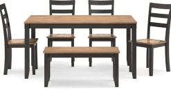 New American Furniture Galleries Gesthaven 6-Piece Dining Set