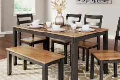 New American Furniture Galleries Gesthaven 6-Piece Dining Set