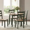 Fashion American Furniture Galleries Gesthaven 5-Piece Round Dining Set