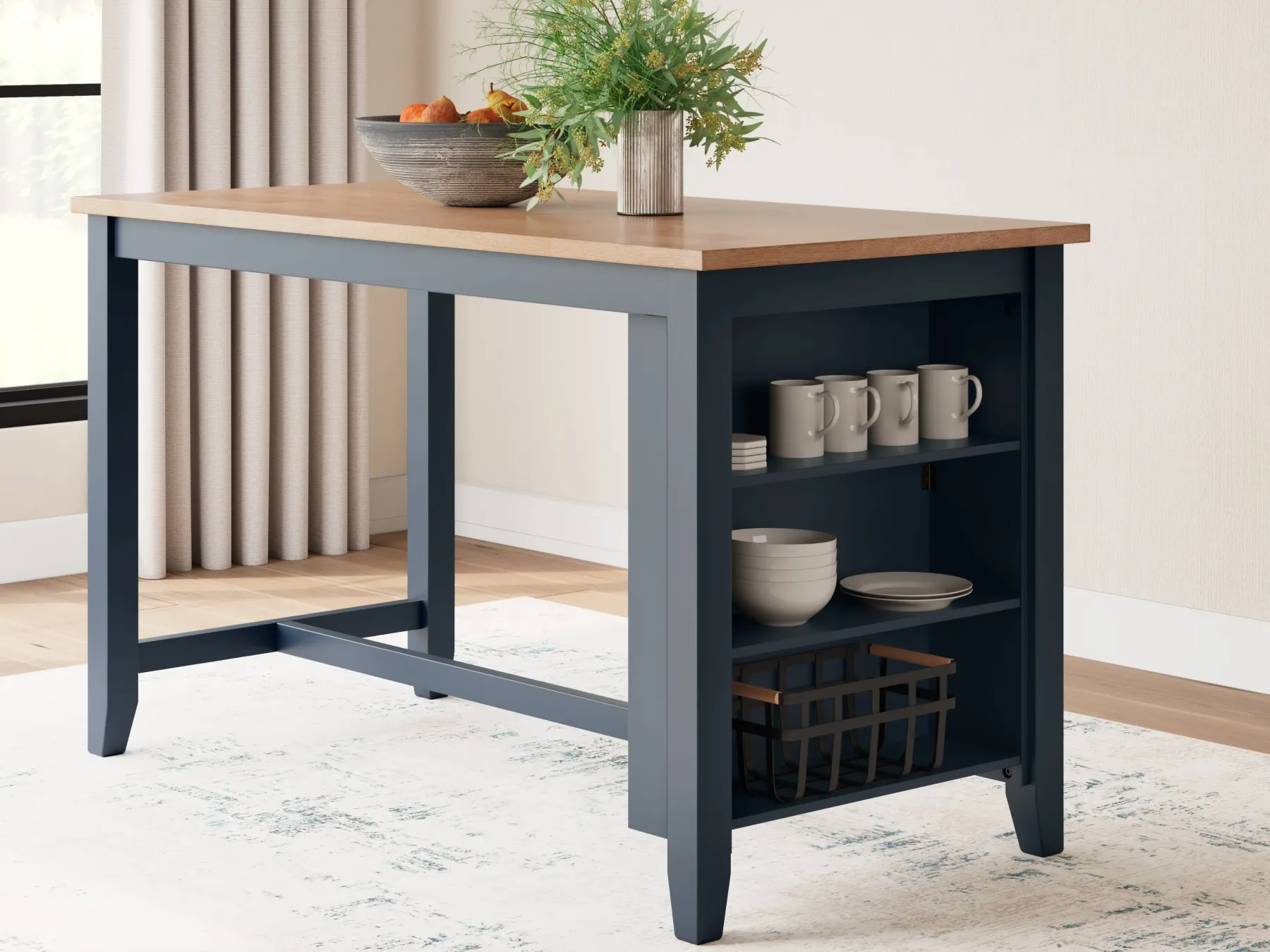Outlet American Furniture Galleries Gesthaven Rect Dining Room Counter Table