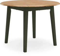 Sale American Furniture Galleries Gesthaven Round Drm Drop Leaf Table
