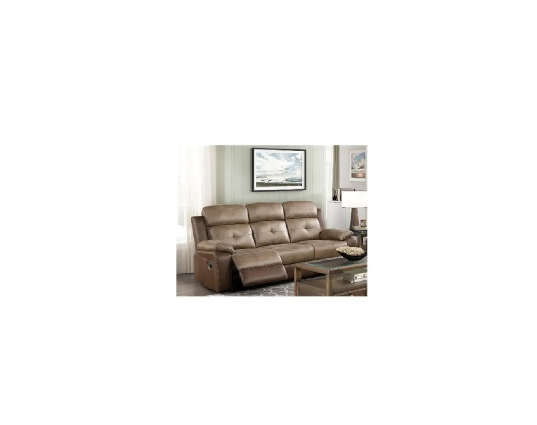Online American Furniture Galleries Glendale Double Reclining Sofa