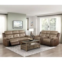 Online American Furniture Galleries Glendale Double Reclining Sofa