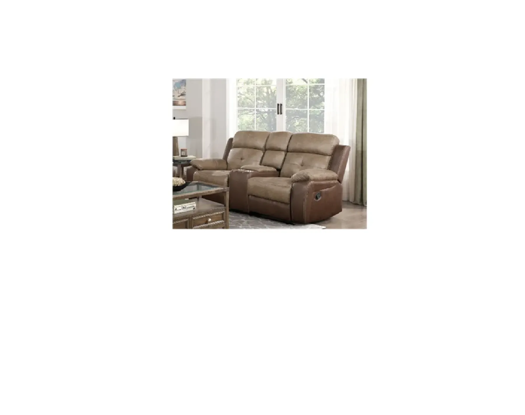 Discount American Furniture Galleries Glendale Reclining Loveseat
