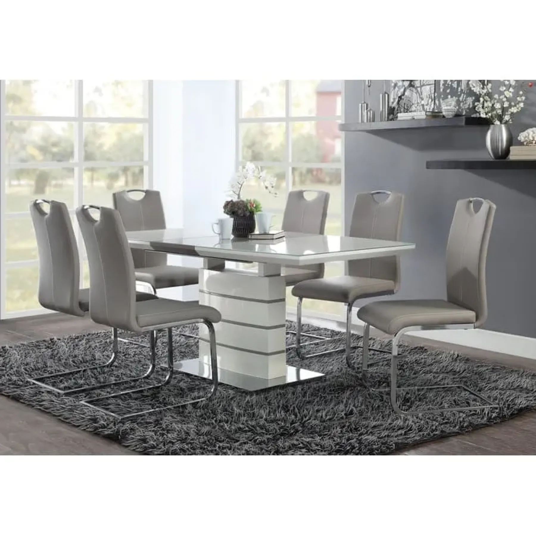 Fashion American Furniture Galleries Glissand Dining Table