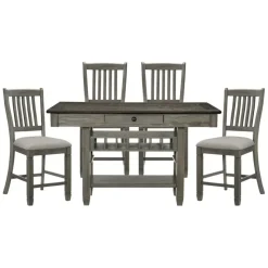 Outlet American Furniture Galleries Granby 5-Piece Counter-Height Dining Set