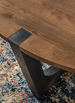 Discount American Furniture Galleries Hanneforth Round Coffee Table