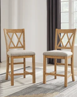 Best American Furniture Galleries Havonplane Upholstered Counter Height Barstool
