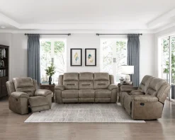 Outlet American Furniture Galleries Hazen Double Reclining Sofa