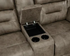 Discount American Furniture Galleries Hazen Manual Reclining Loveseat