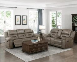 Discount American Furniture Galleries Hazen Manual Reclining Loveseat