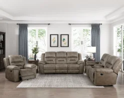 Discount American Furniture Galleries Hazen Manual Reclining Loveseat