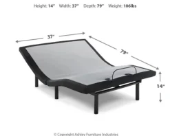 Fashion American Furniture Galleries Head-Foot Model Best Twin XL Best Adjust Base, Head, Foot, Neck