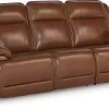 New American Furniture Galleries Healy Pier Pwr Rec Sofa With Adj Headrest