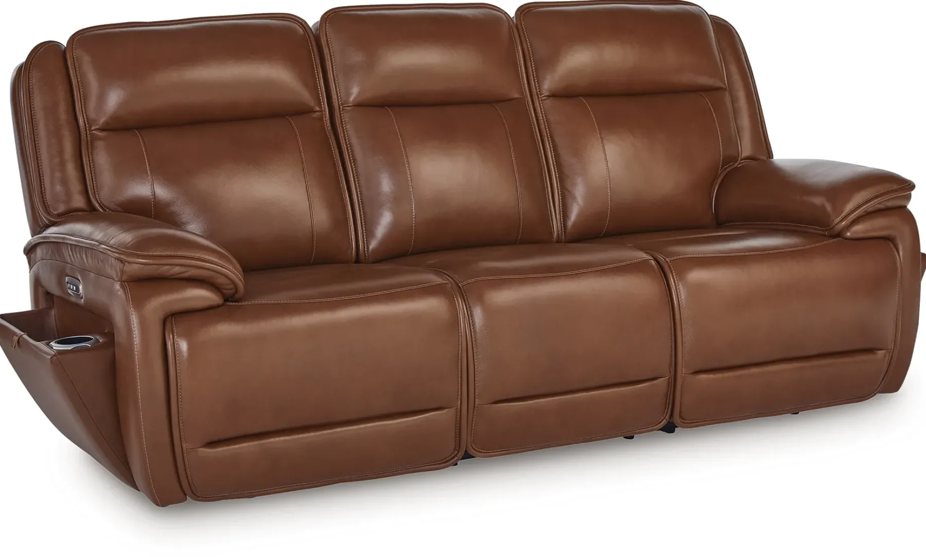 New American Furniture Galleries Healy Pier Pwr Rec Sofa With Adj Headrest