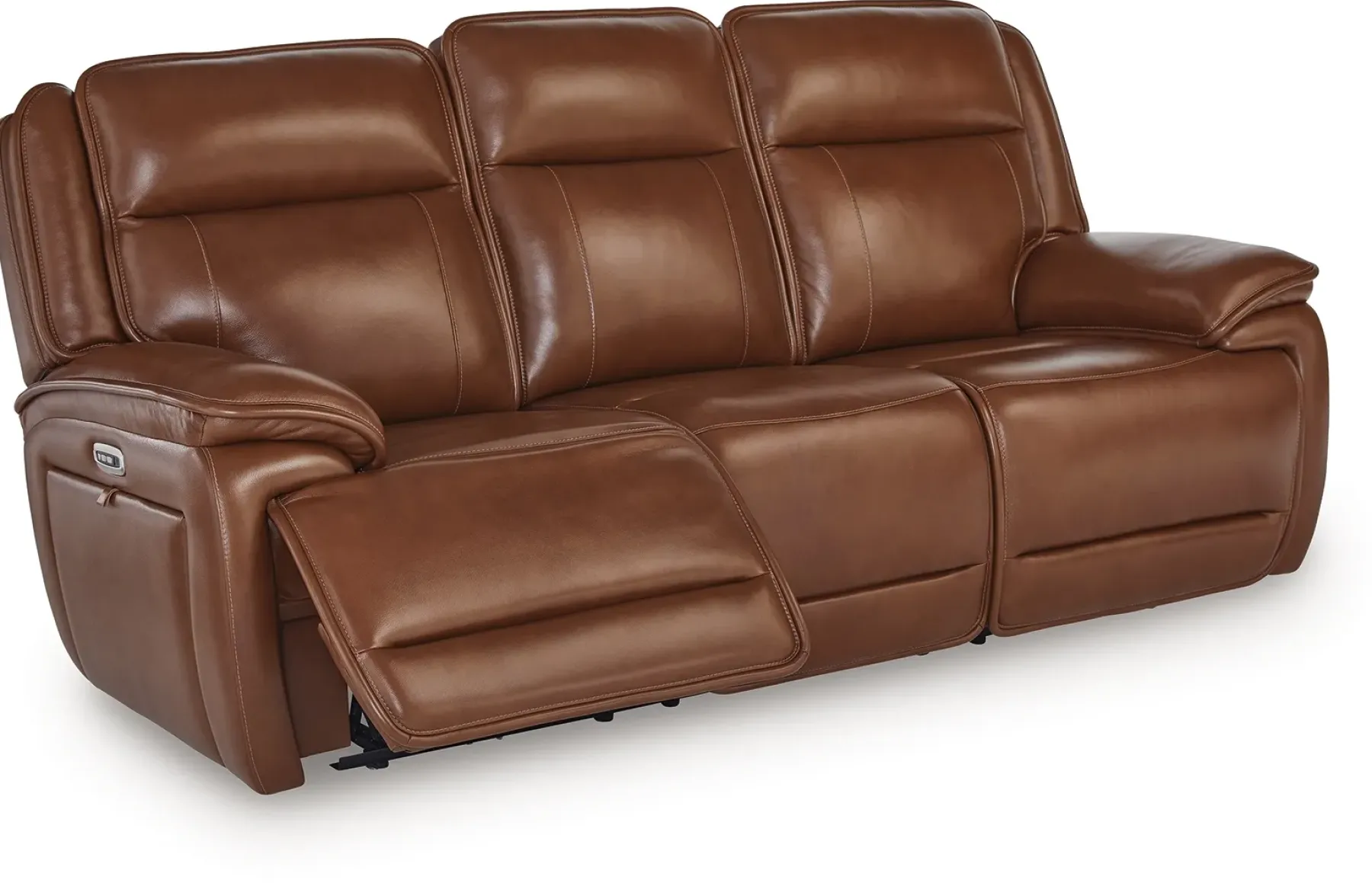 New American Furniture Galleries Healy Pier Pwr Rec Sofa With Adj Headrest