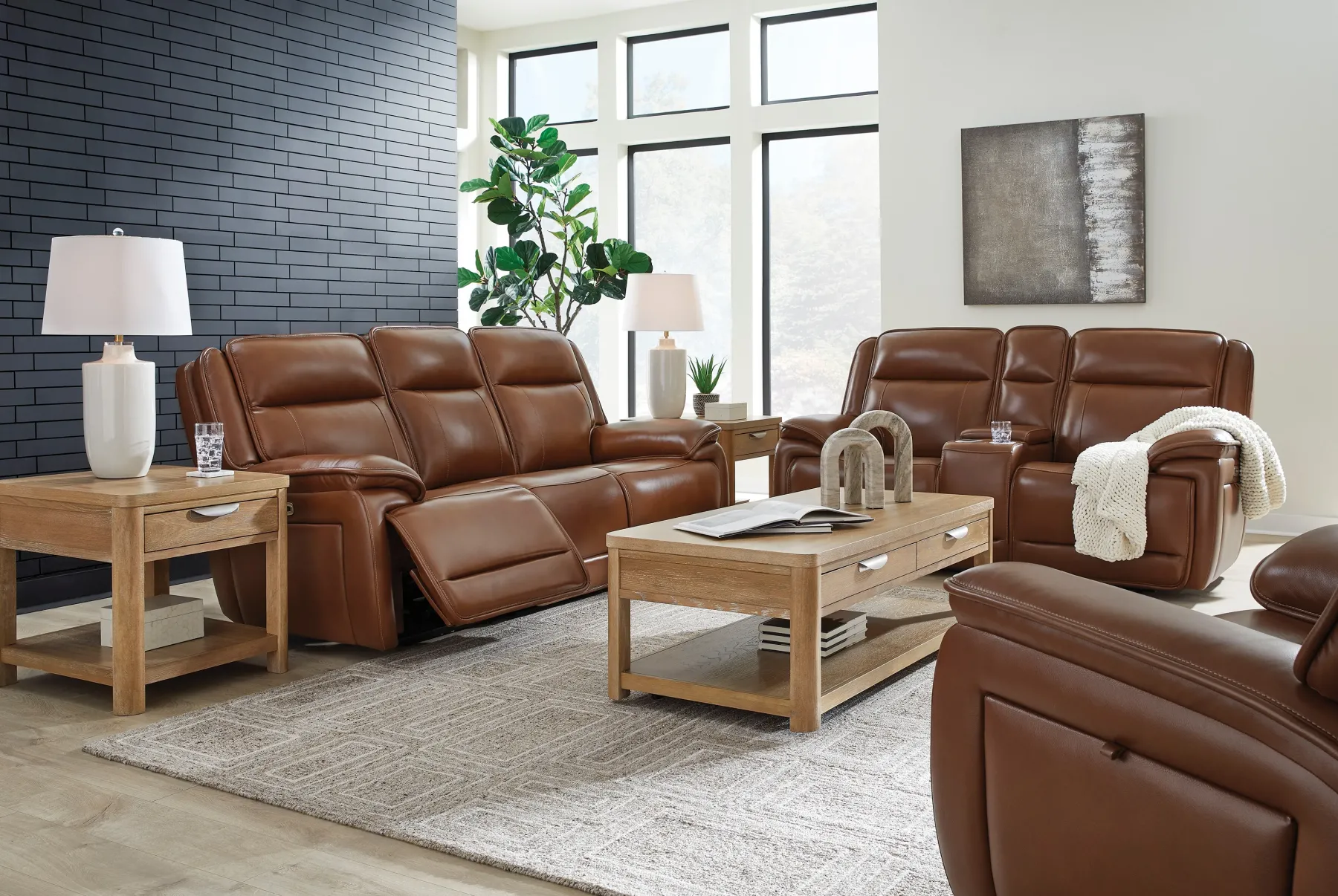 Sale American Furniture Galleries Healy Pier Pwr Recliner/Adj Headrest