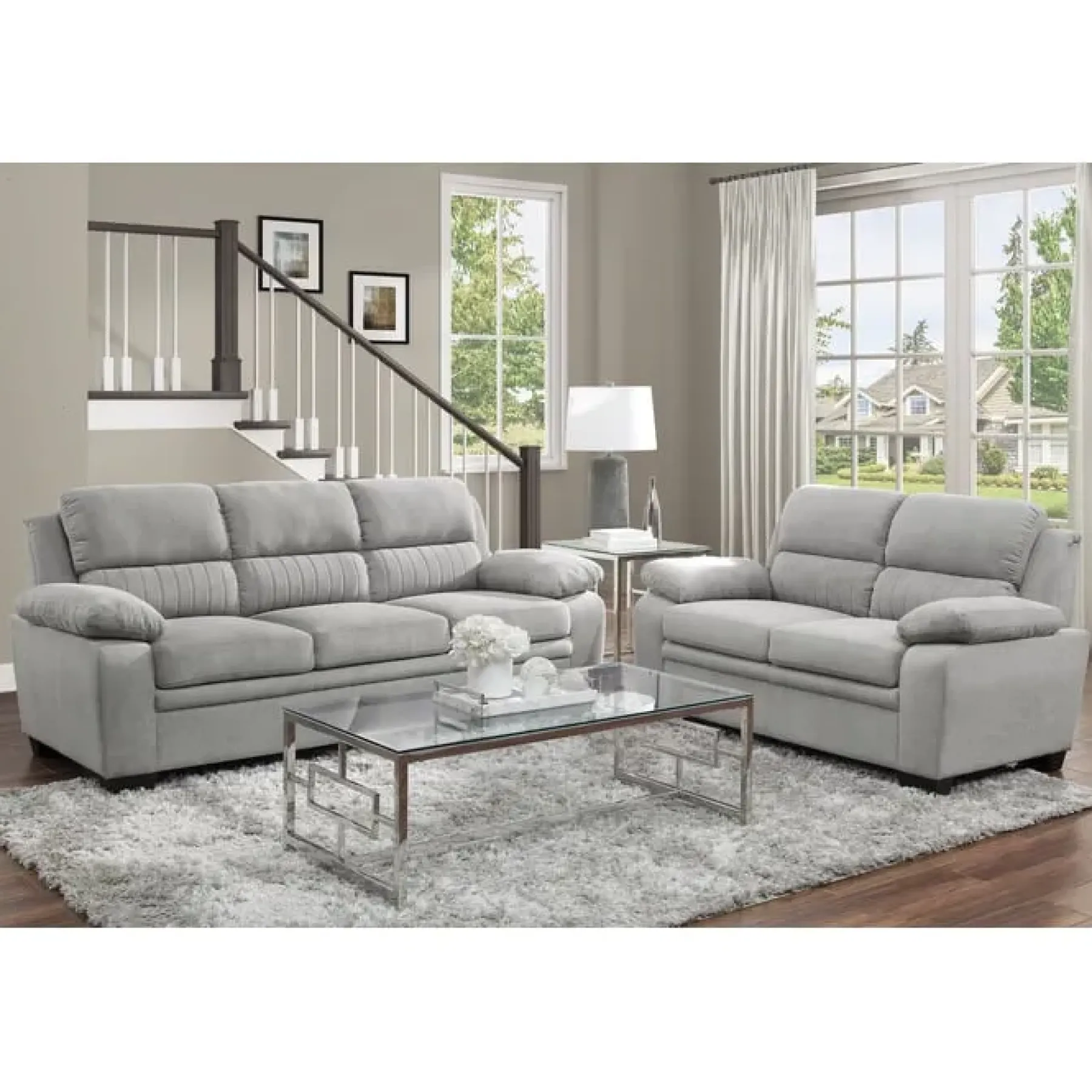 Online American Furniture Galleries Holleman Sofa and Loveseat