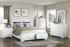 Outlet American Furniture Galleries Hudson 6-Piece Queen Storage Bedroom Set