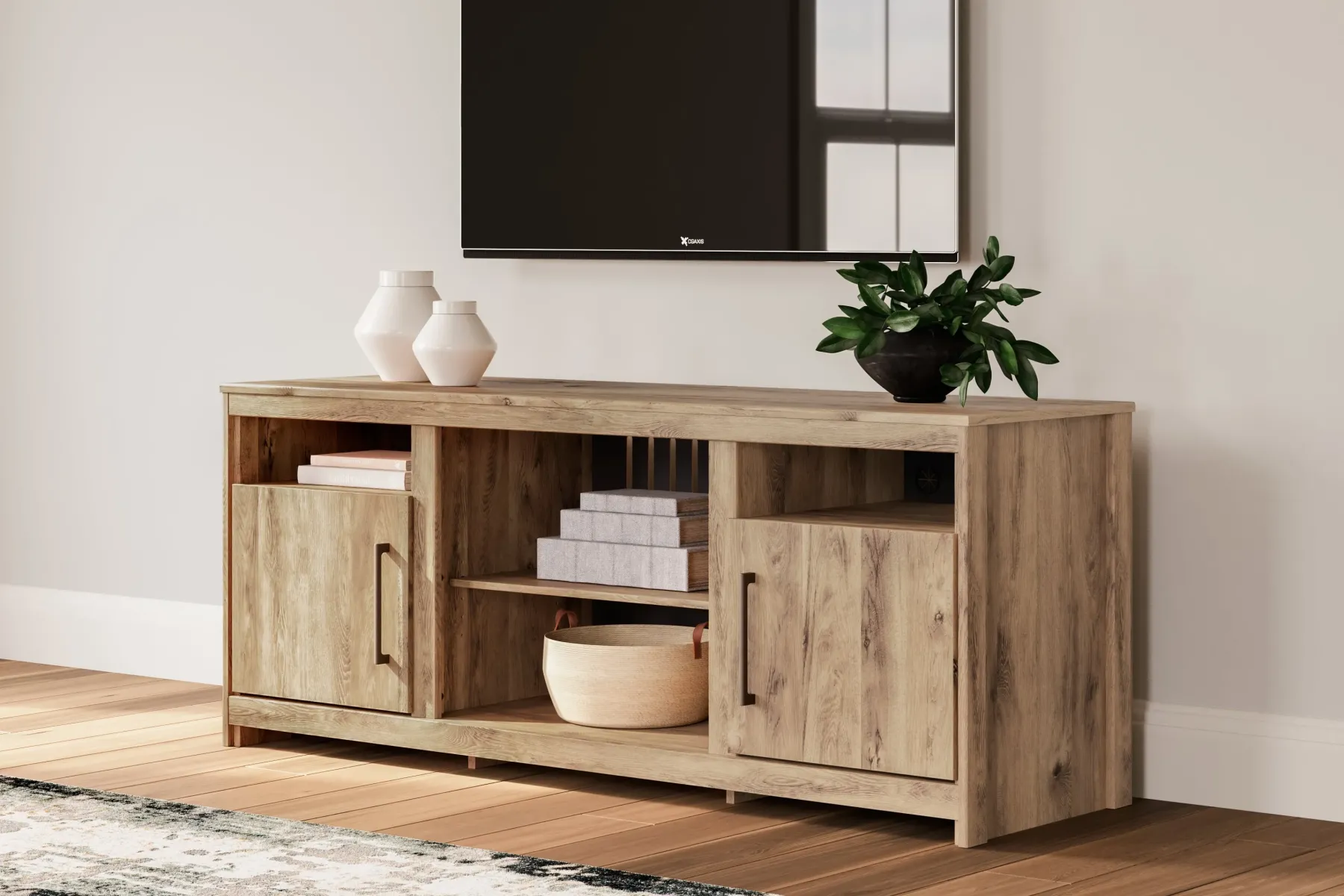 Best American Furniture Galleries Hyanna LG TV Stand w/Fireplace Option