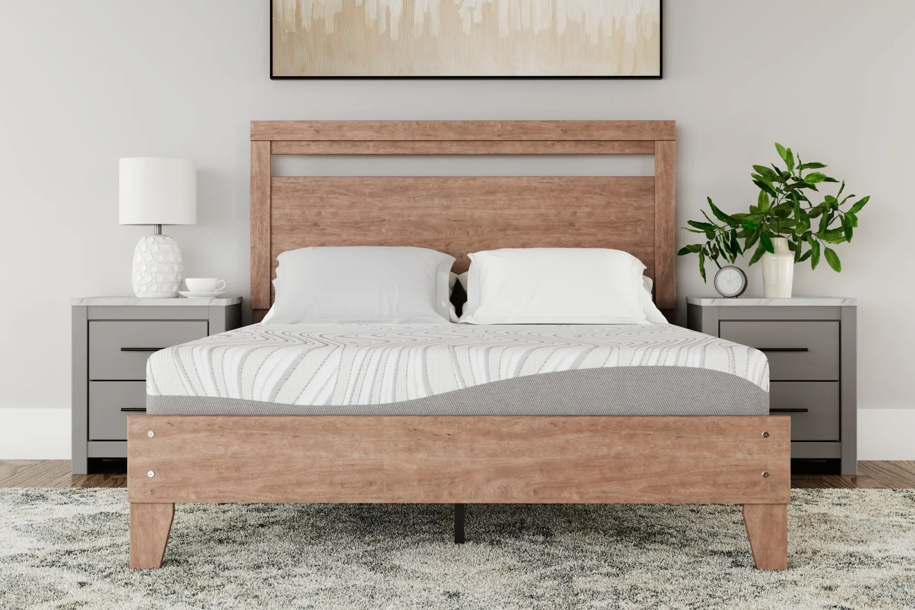 Clearance American Furniture Galleries 8 Inch Memory Foam King Mattress