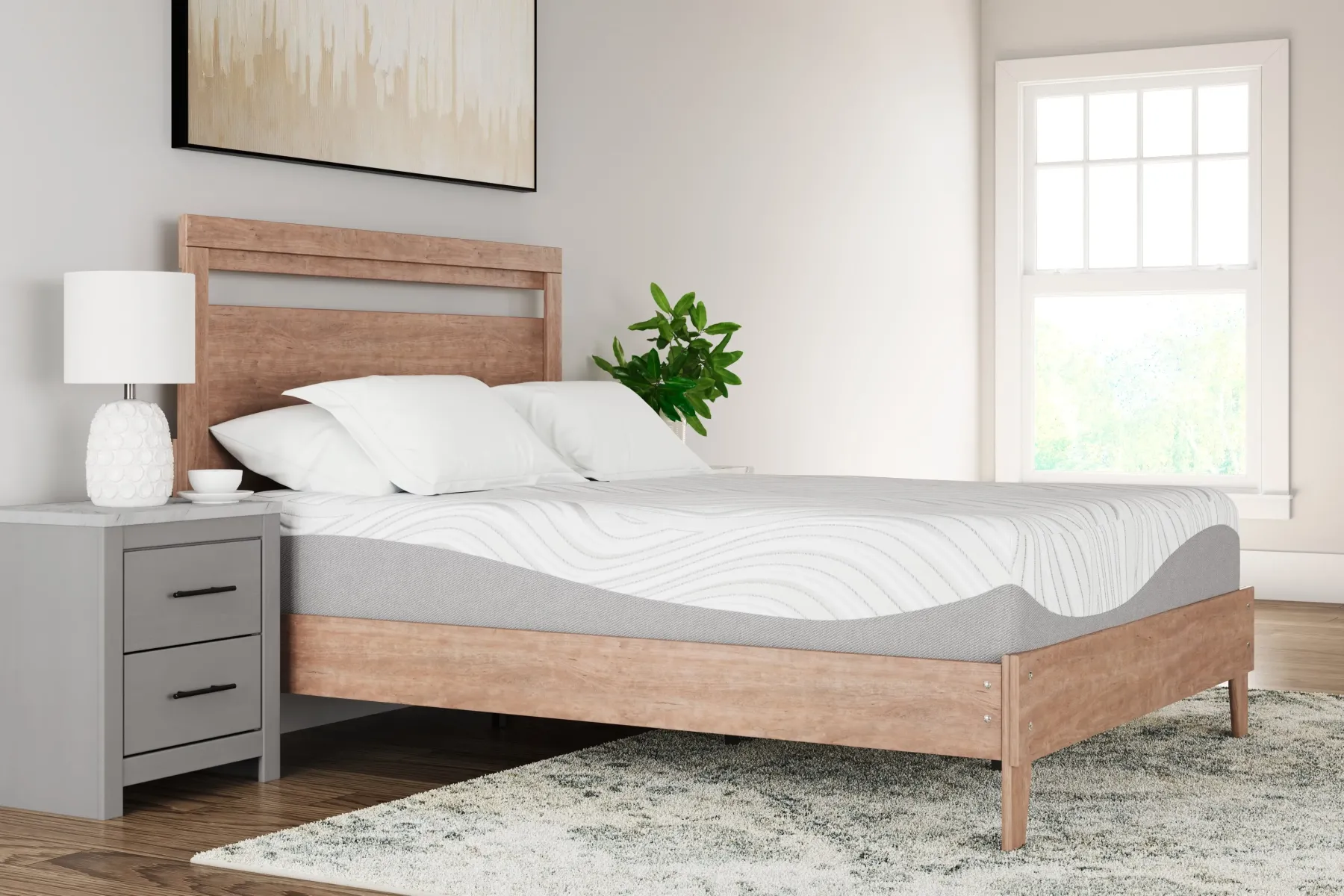 Fashion American Furniture Galleries 12 Inch Memory Foam Queen Mattress