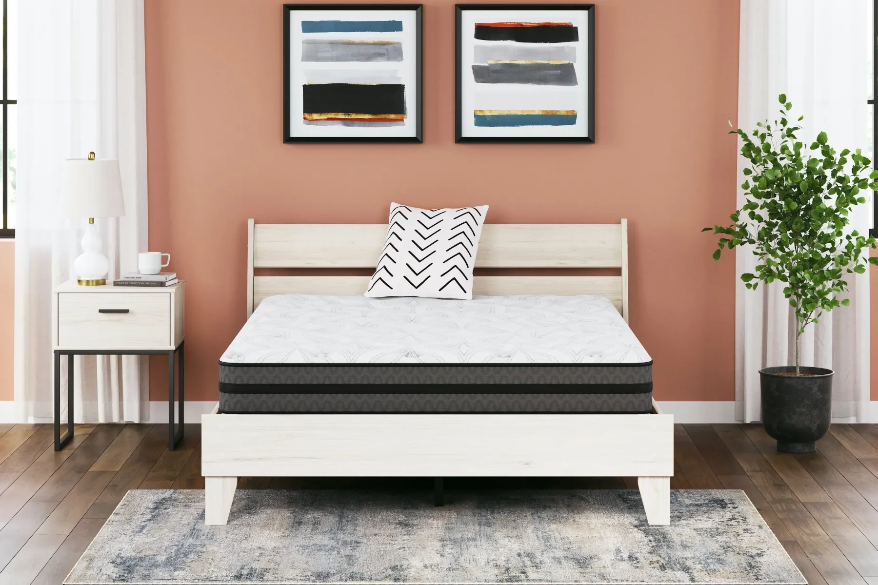 Best American Furniture Galleries 10 Inch Pocketed Hybrid King Mattress