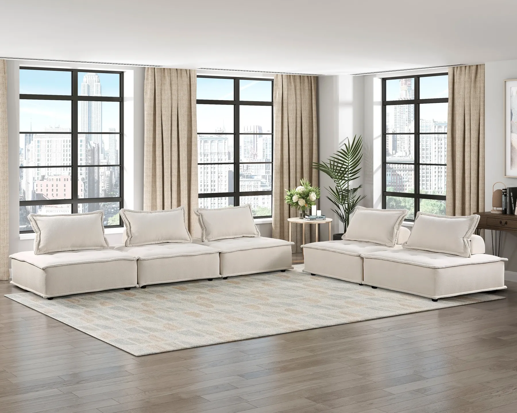 Hot American Furniture Galleries Inman Modular Loveseat