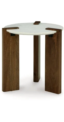 Fashion American Furniture Galleries Isanti Round End Table