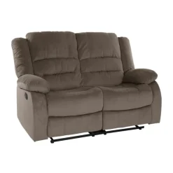 New American Furniture Galleries Jarita Double Manual Reclining Loveseat