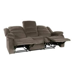 Best American Furniture Galleries Jarita Double Manual Reclining Sofa