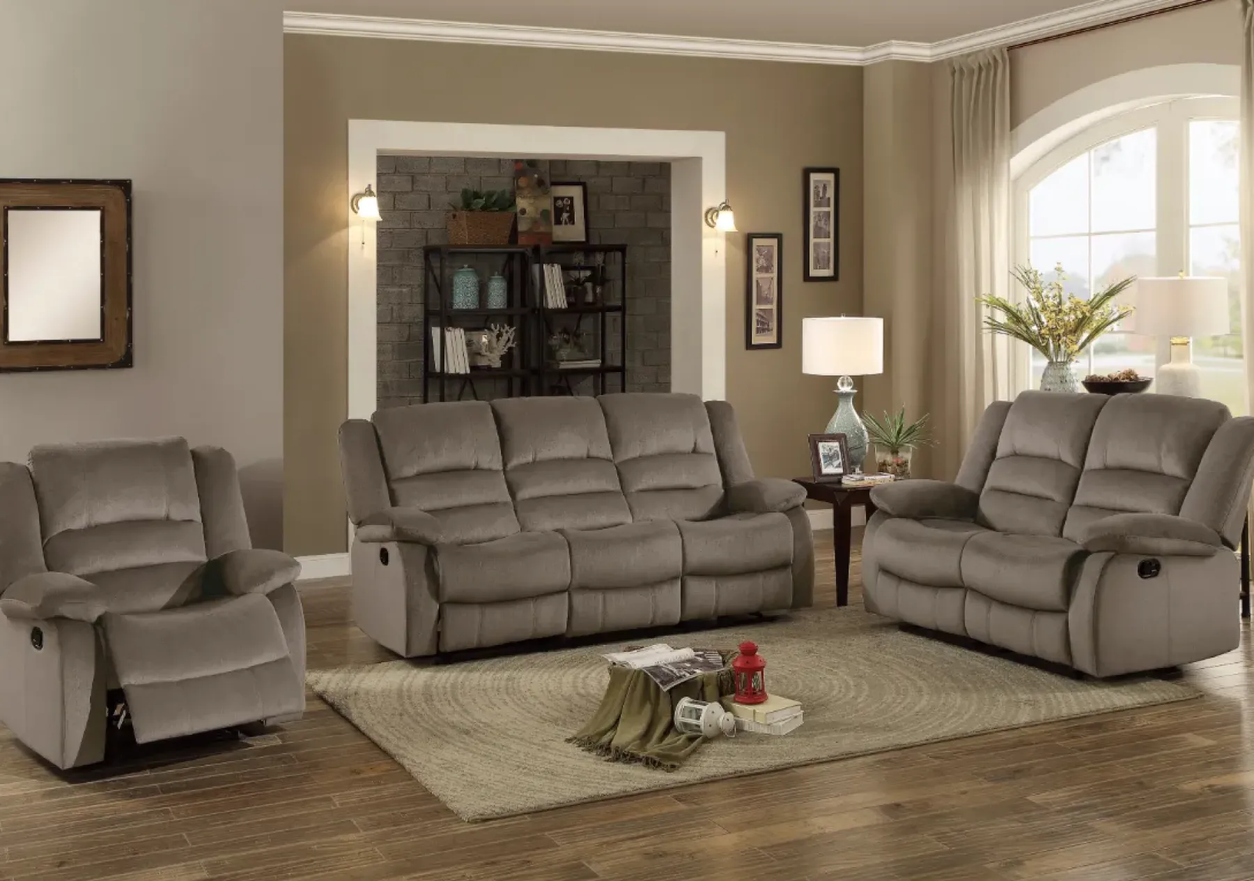 Outlet American Furniture Galleries Jarita Manual Recliner