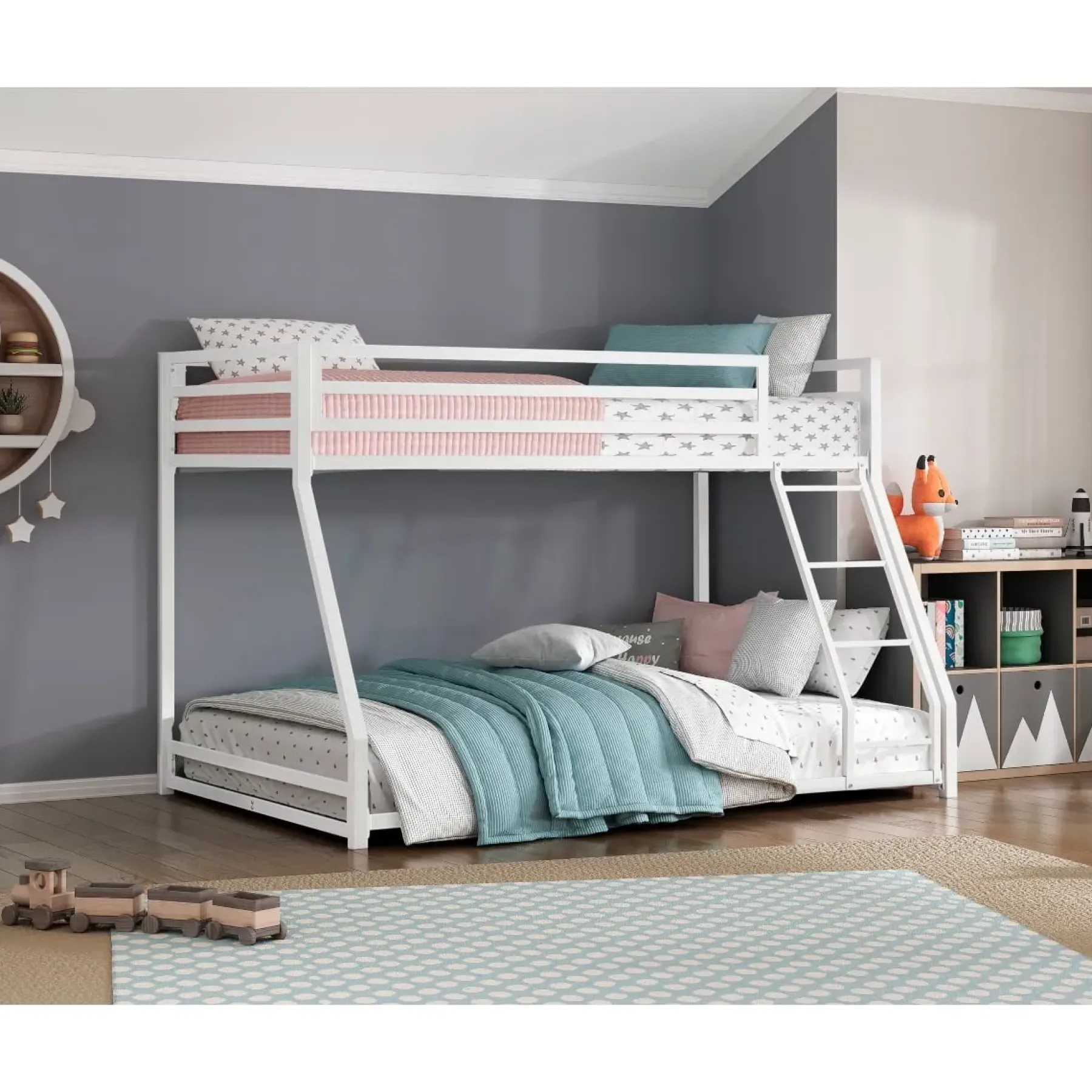 Fashion American Furniture Galleries Jovie Twin/Full Bunk Bed