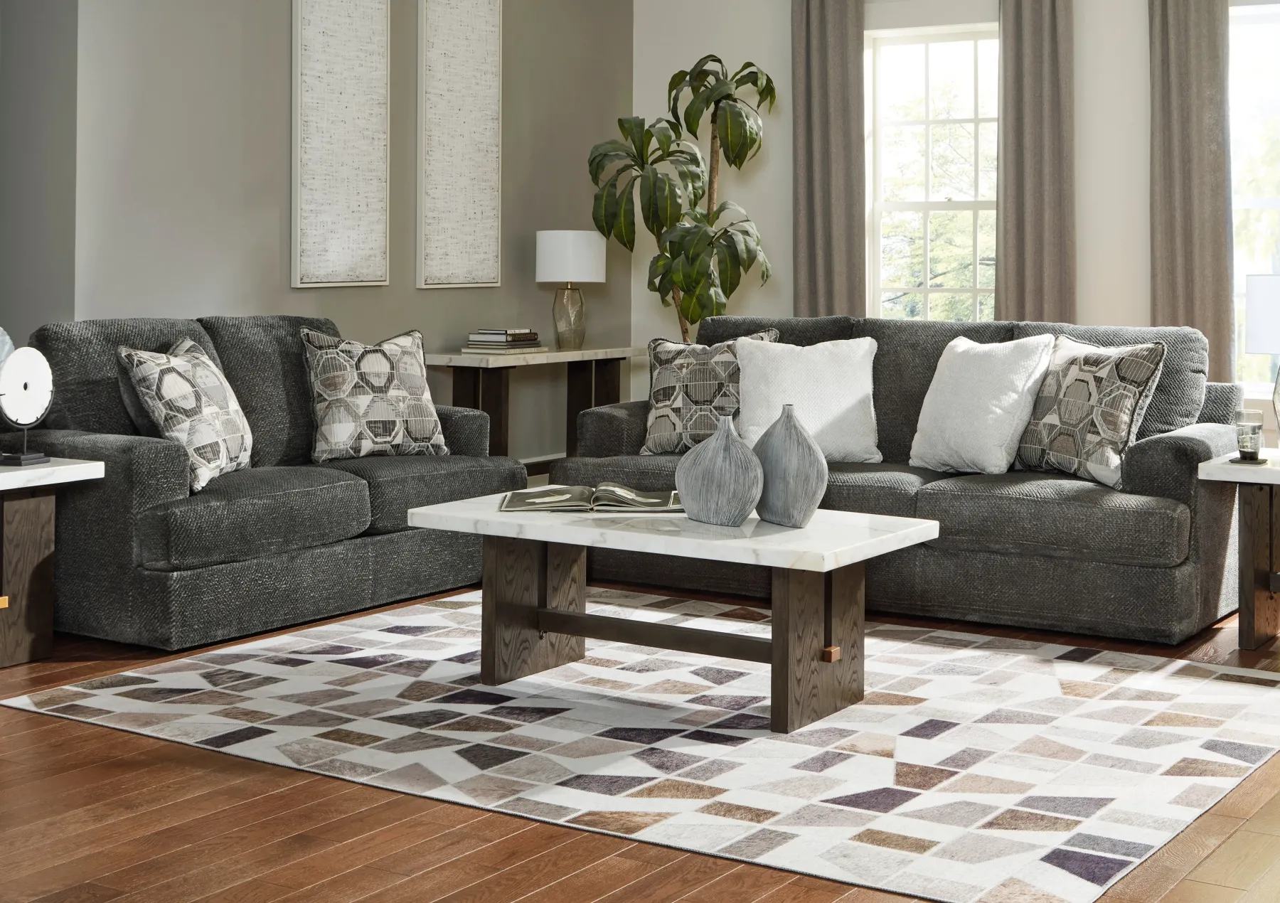 Hot American Furniture Galleries Karinne 2-Piece Living Room Set