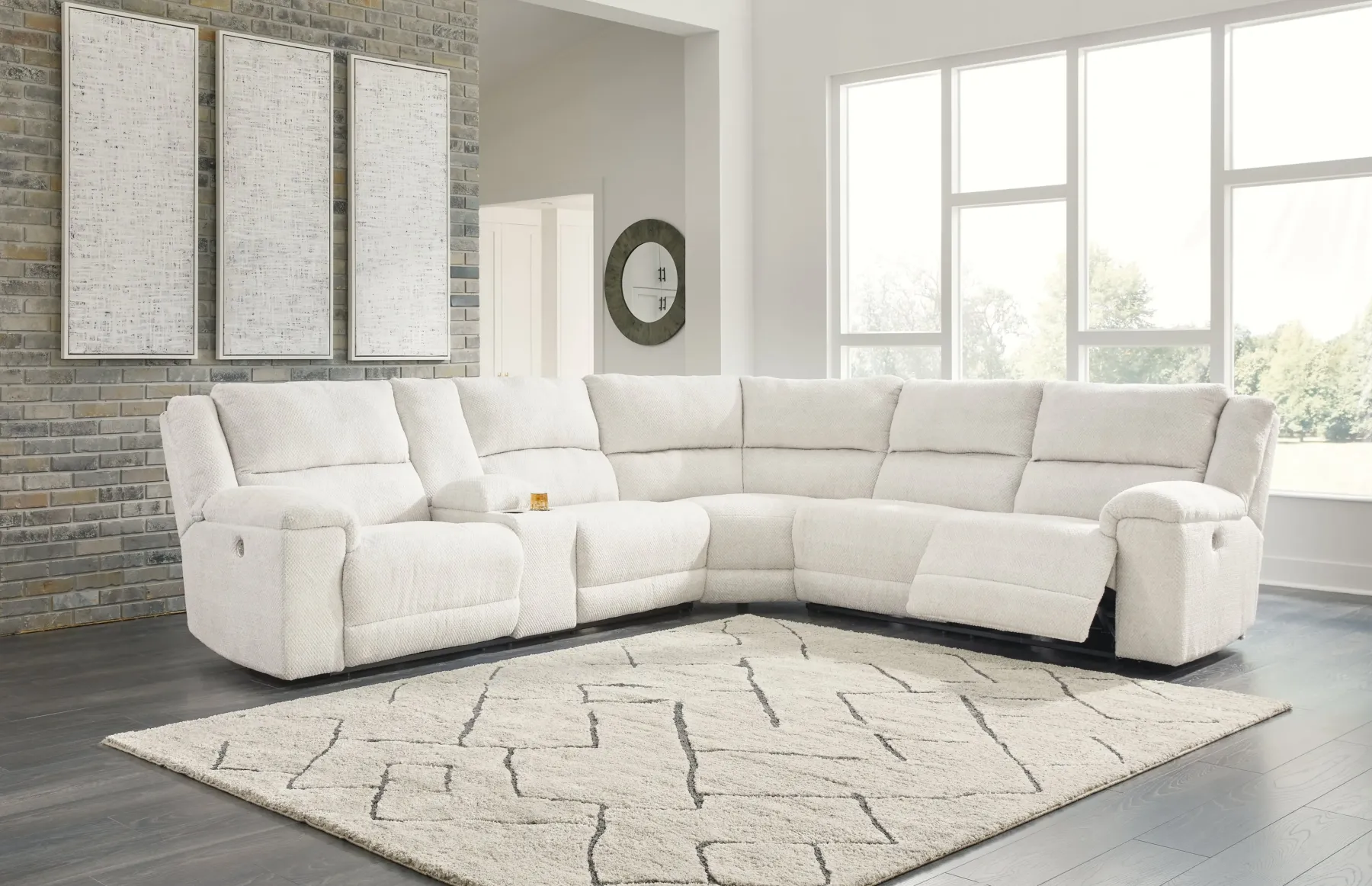 Discount American Furniture Galleries Keensburg Power Reclining Sectional