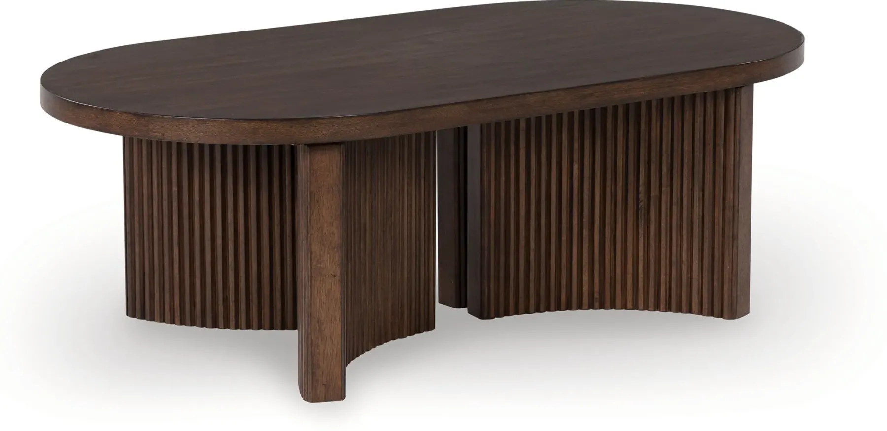 Online American Furniture Galleries Korestone Oval Coffee Table