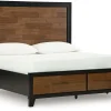 Discount American Furniture Galleries Kraeburn Queen Panel Storage Bed
