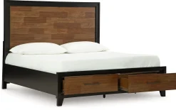 Discount American Furniture Galleries Kraeburn Queen Panel Storage Bed