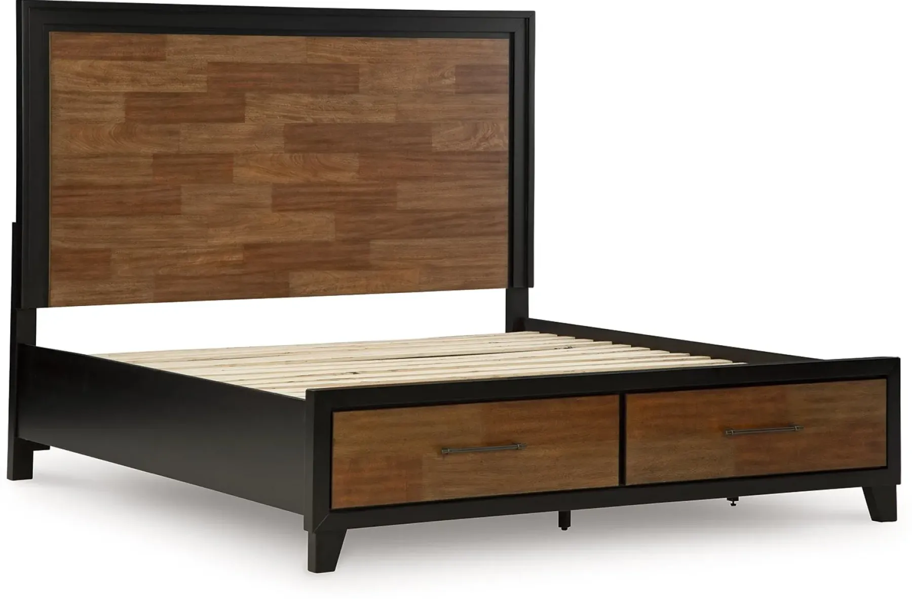 Discount American Furniture Galleries Kraeburn Queen Panel Storage Bed
