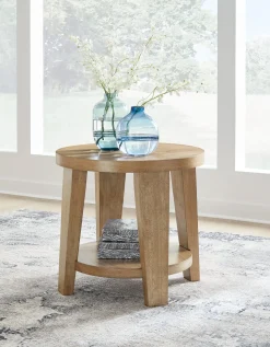 Fashion American Furniture Galleries Kristiland Round End Table