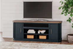 Sale American Furniture Galleries Landocken XL TV Stand W/ Fireplace Option