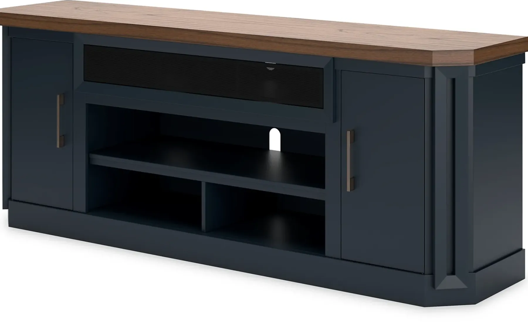 Sale American Furniture Galleries Landocken XL TV Stand W/ Fireplace Option