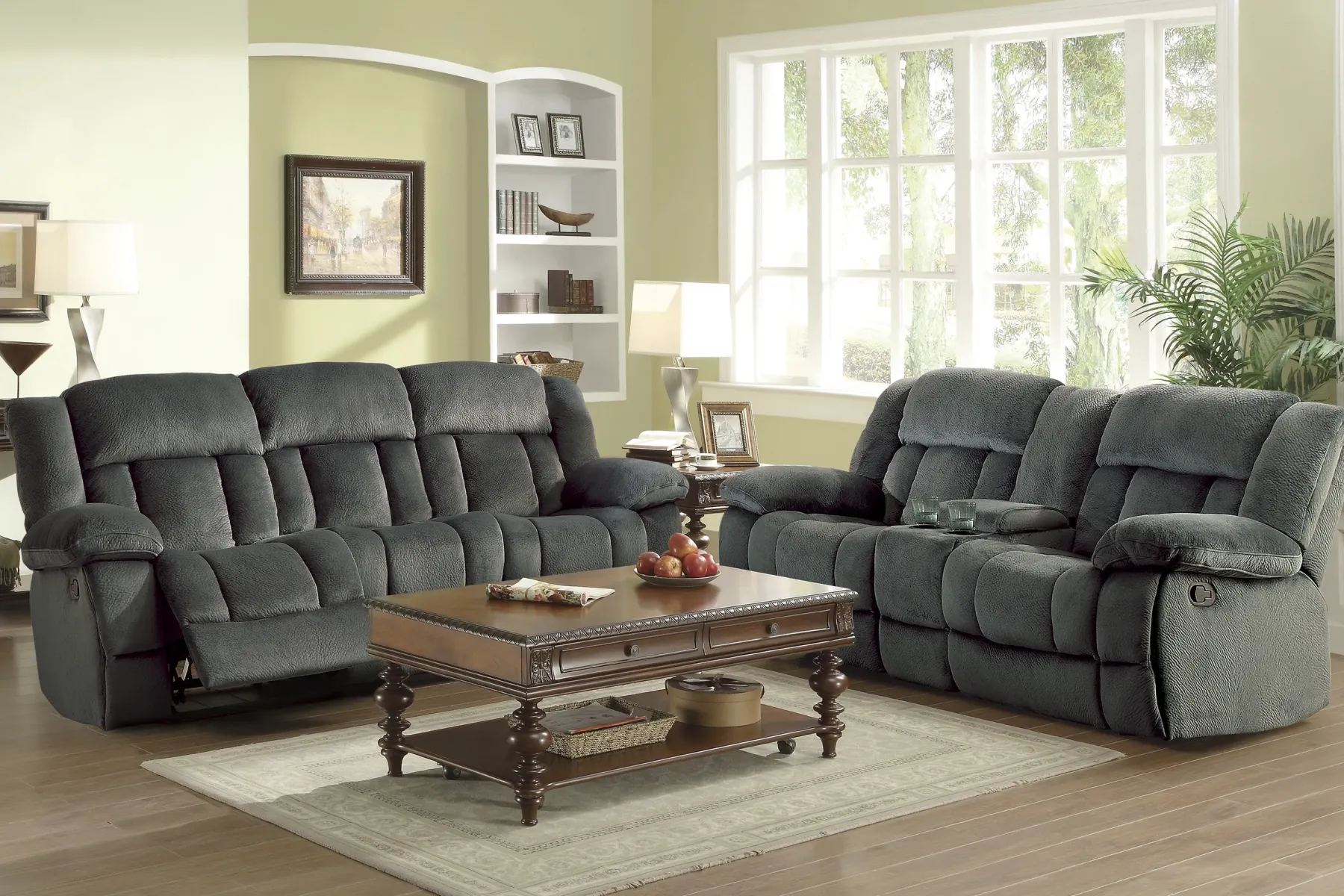 Clearance American Furniture Galleries Laurelton Gliding Recliner Loveseat