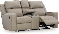 Fashion American Furniture Galleries Lavenhorne Reclining Loveseat With Console