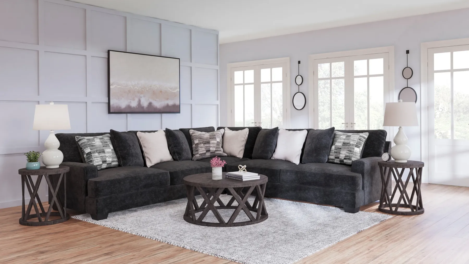 Hot American Furniture Galleries Lavernett 4-Piece Sectional