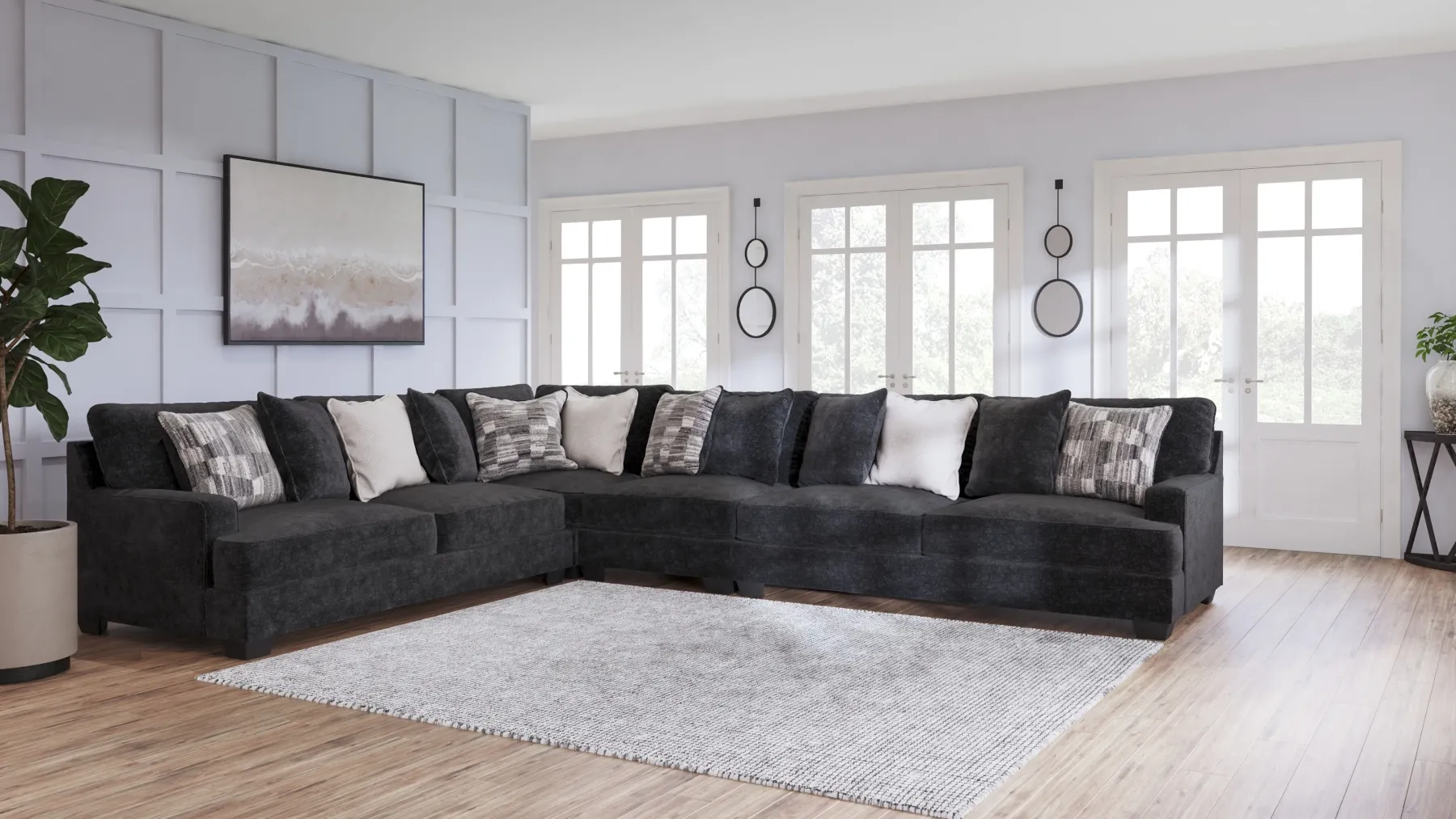 Hot American Furniture Galleries Lavernett 4-Piece Sectional